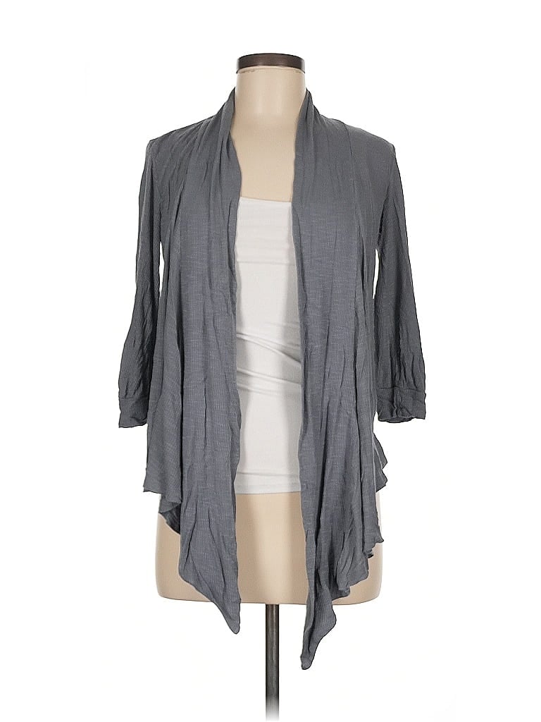 Pre-owned H.i.p. Happening In The Present Kimono In Gray