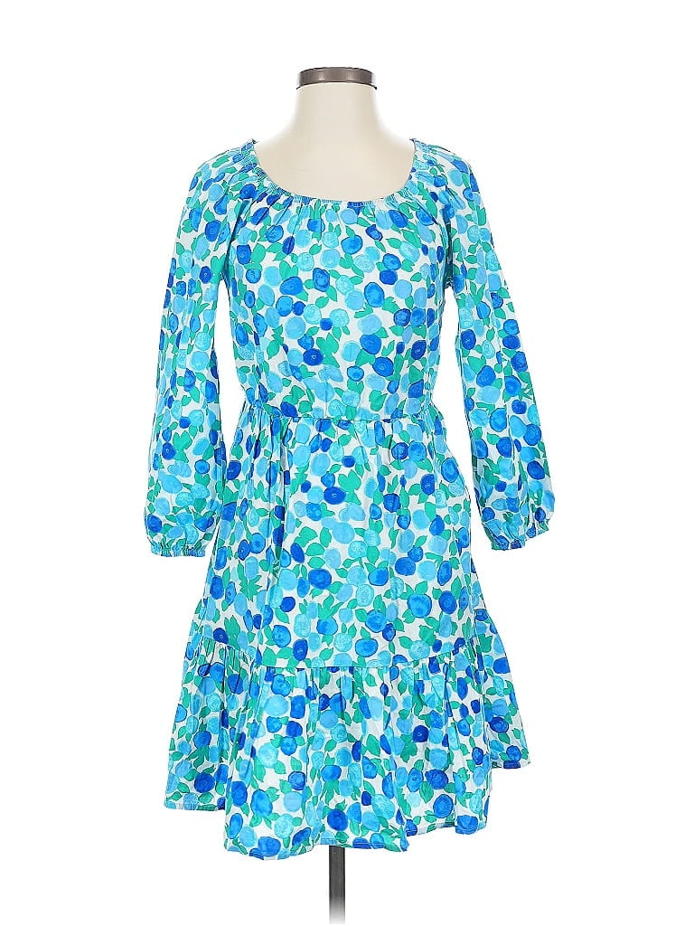 J.crew Factory Store Casual Dress In Blue
