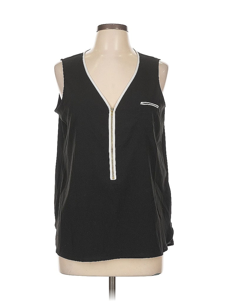 Pre-owned Apt. 9 Sleeveless Blouse In Black