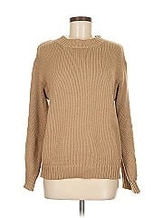 White Fox Pullover Sweater