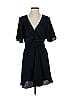 Sugar Lips 100% Polyester Solid Black Casual Dress Size S - photo 1
