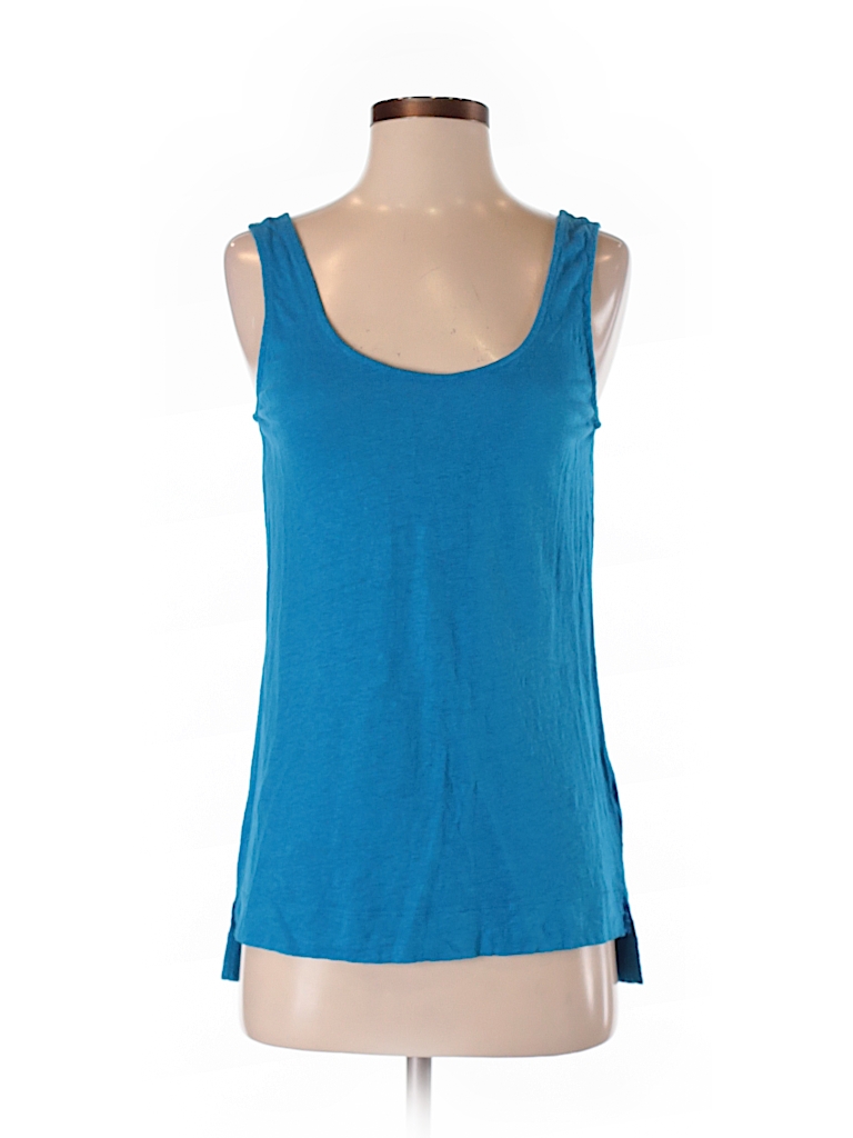 Cynthia Rowley TJX 100% Linen Solid Blue Tank Top Size S - 66% off ...