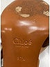 Chloé 100% Leather Color Block Brown Tan Sandals Size EU 37 1/2 - photo 7