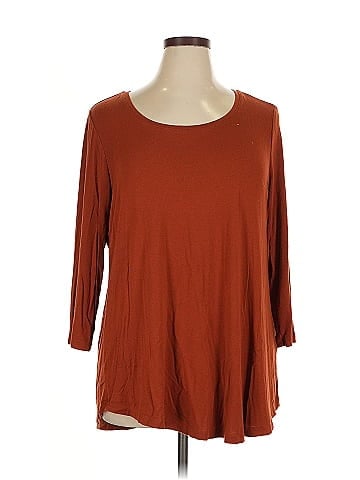 JM Collection 3/4 Sleeve T-Shirt (view 1)