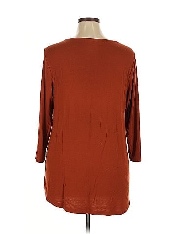 JM Collection 3/4 Sleeve T-Shirt (view 2)