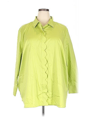 Foxcroft 3/4 Sleeve Button-Down Shirt (view 1)