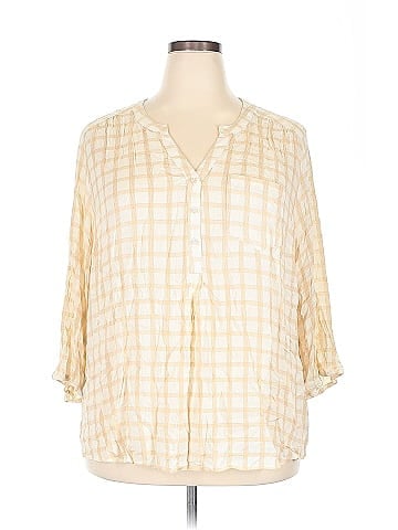 Market and Spruce 3/4 Sleeve Blouse (view 1)