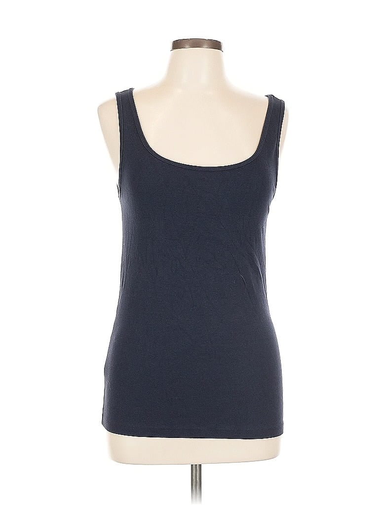 Pre-owned Gap Tank Top Blue Square Neckline Tops