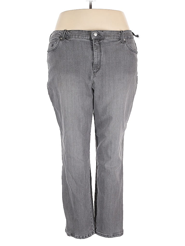 Pre-owned Gloria Vanderbilt Jeans In Gray