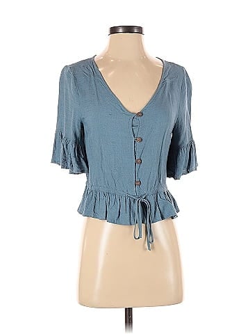 Patrons of Peace Short Sleeve Blouse (view 1)