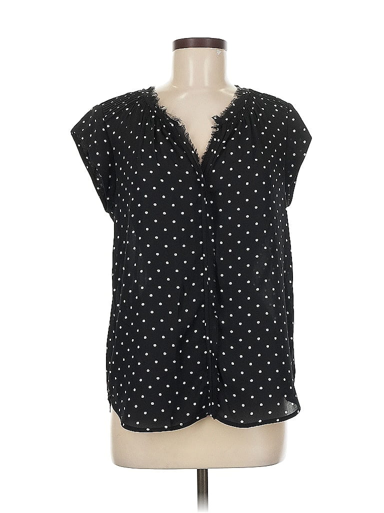 Pre-owned Daniel Rainn Short Sleeve Henley Shirt In Black