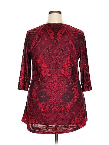 One World 3/4 Sleeve Top (view 2)