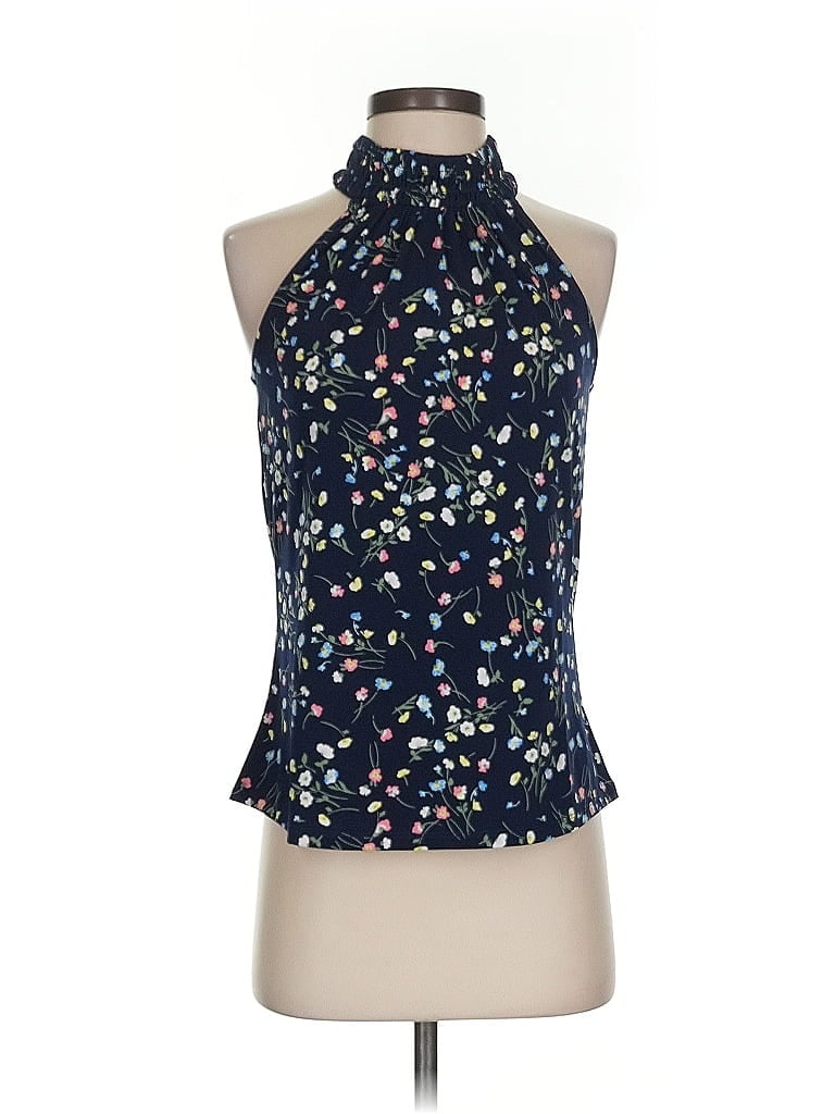 Pre-owned 41hawthorn Sleeveless Blouse In Blue