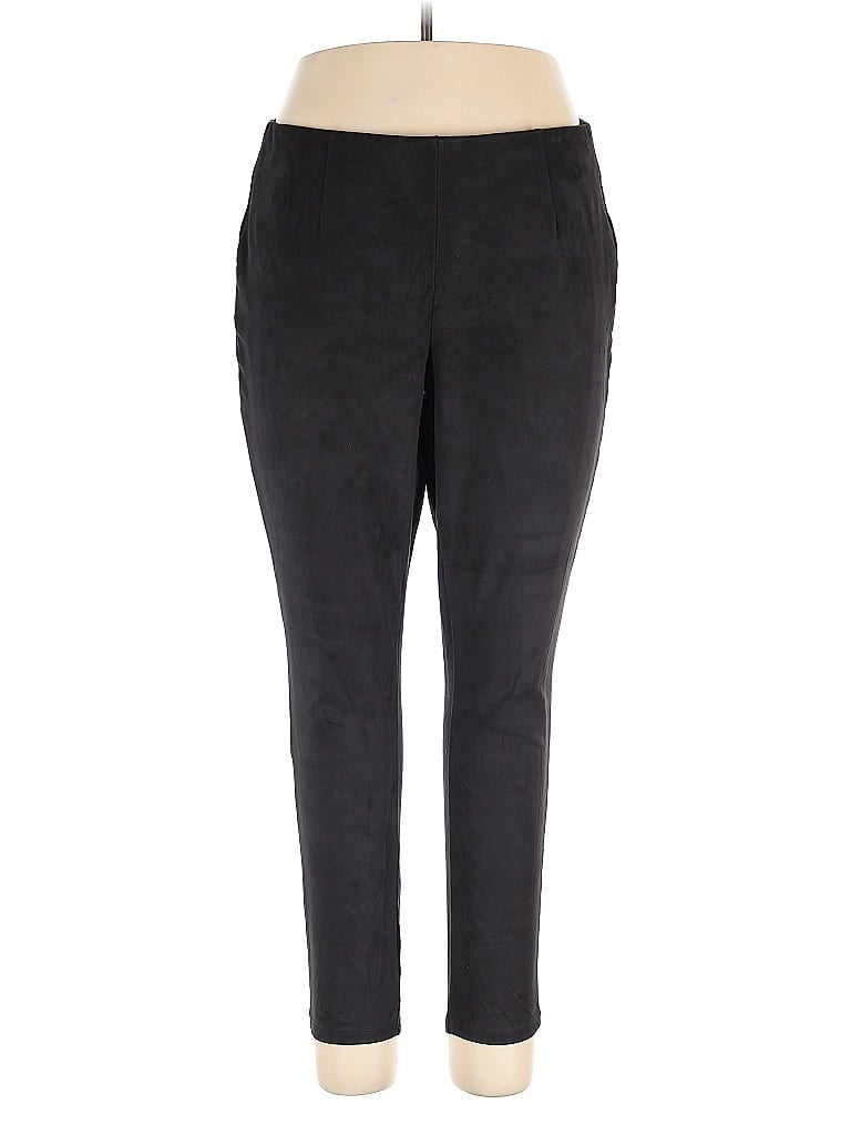 Pre-owned Lane Bryant Casual Pants In Black