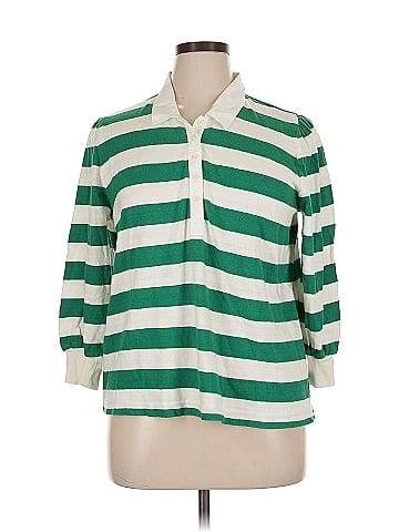 Ann Taylor LOFT Long Sleeve Polo (view 1)