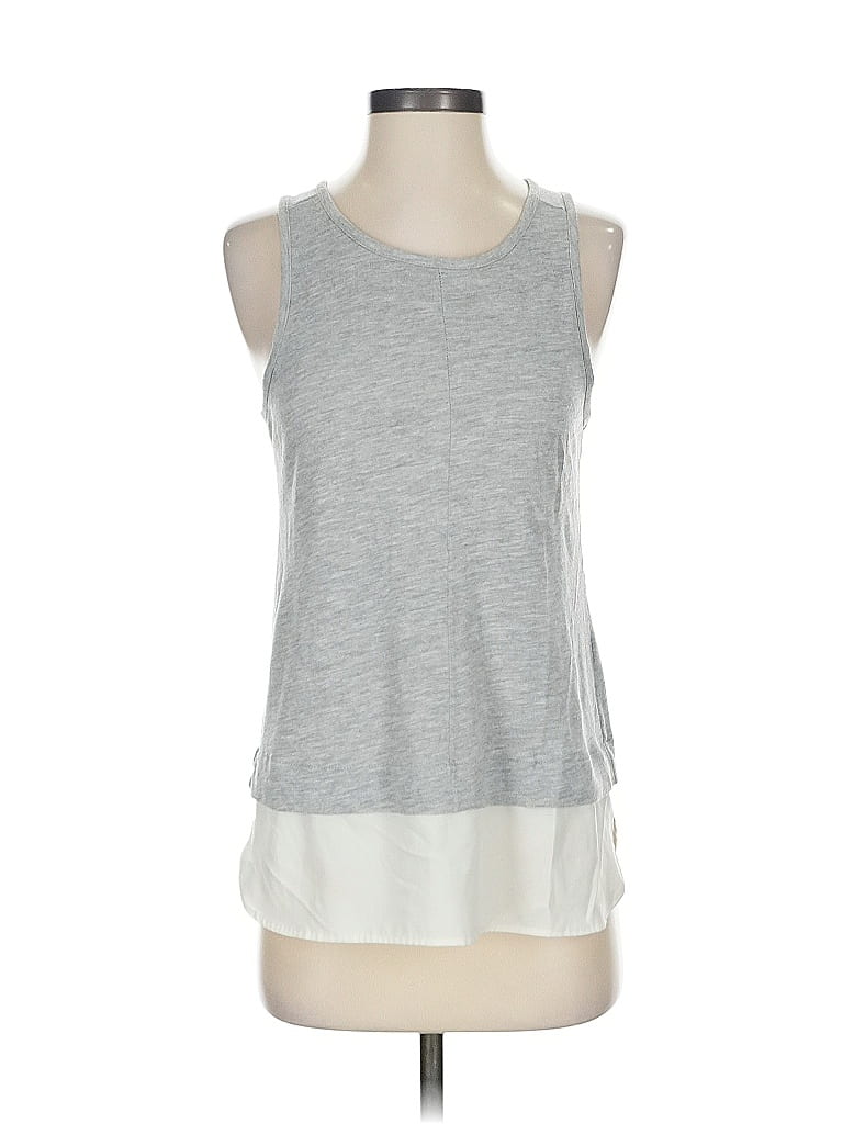 Pre-owned J.crew Mercantile Sleeveless Top Gray Halter Neckline Tops