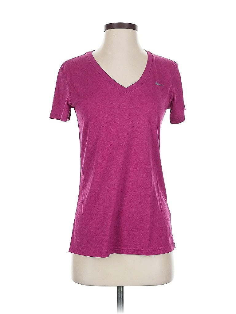 Pre-owned Nike Active T-shirt In Purple