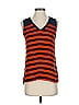 Fun2Fun 100% Polyester Orange Sleeveless Top Size XS - photo 1