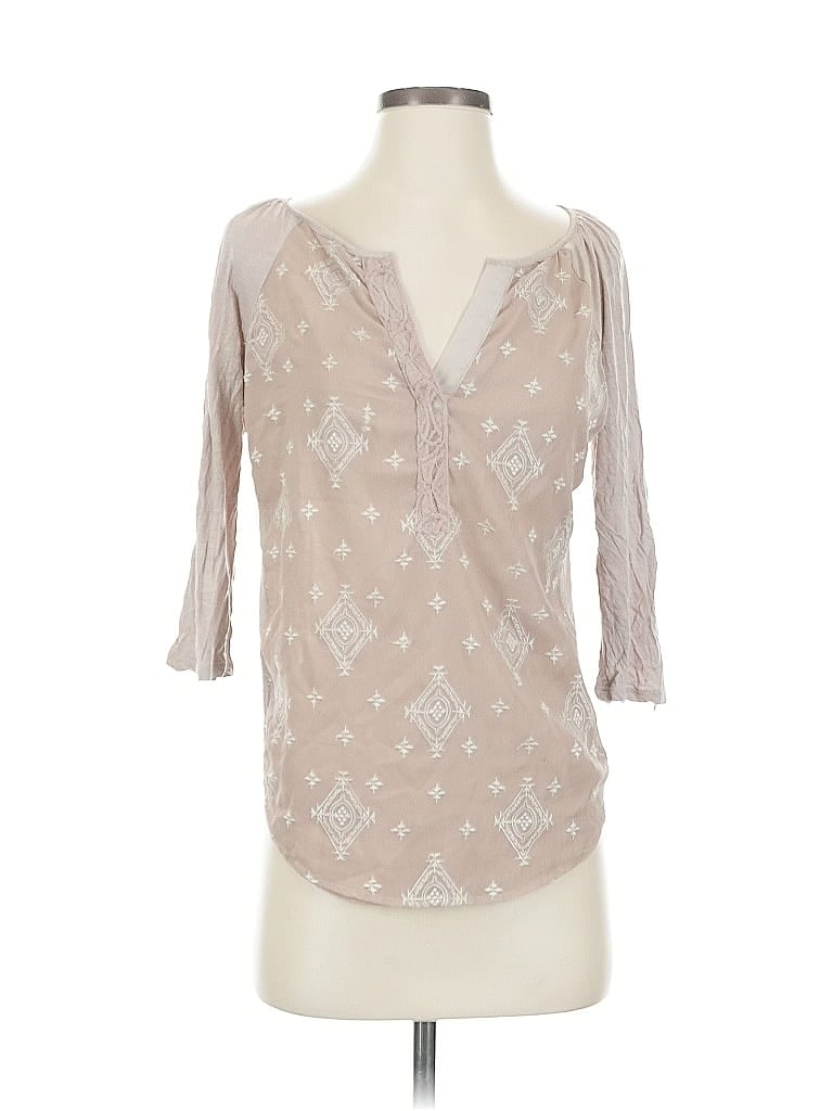 Tiny Tan 3/4 Sleeve Blouse Size M - photo 1