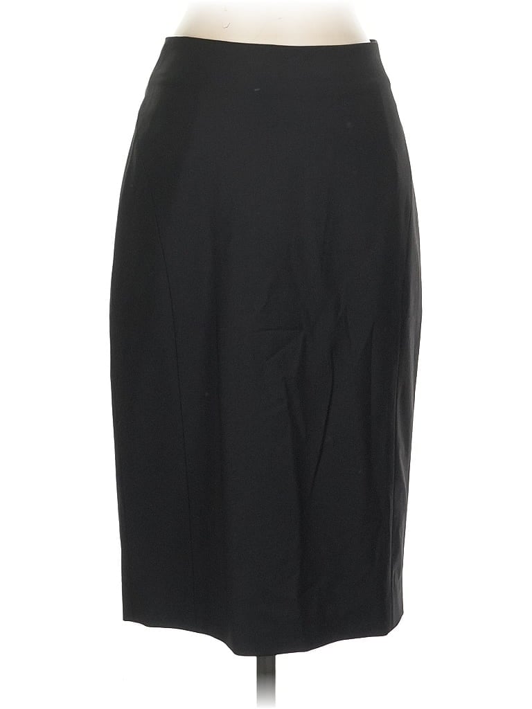 Pre-owned Ann Taylor Wool Skirt In Black