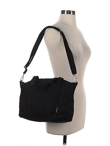 Vera Bradley Black Pleated Multi-Strap Satchel (view 2)