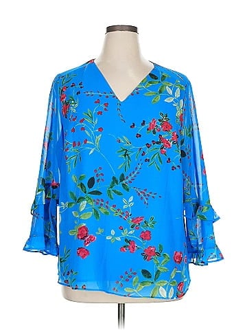 Calvin Klein 3/4 Sleeve Blouse (view 1)