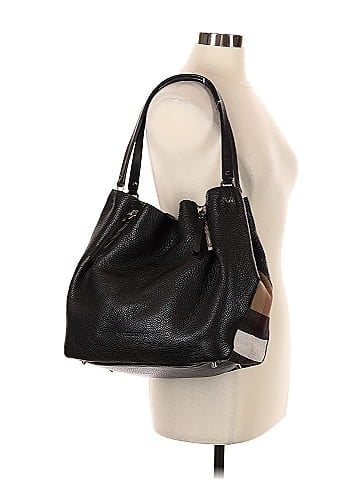 Burberry Leather and House Check Maidstone Peek Bag (view 2)