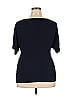 AB Studio Blue Short Sleeve Top Size 2X - photo 2