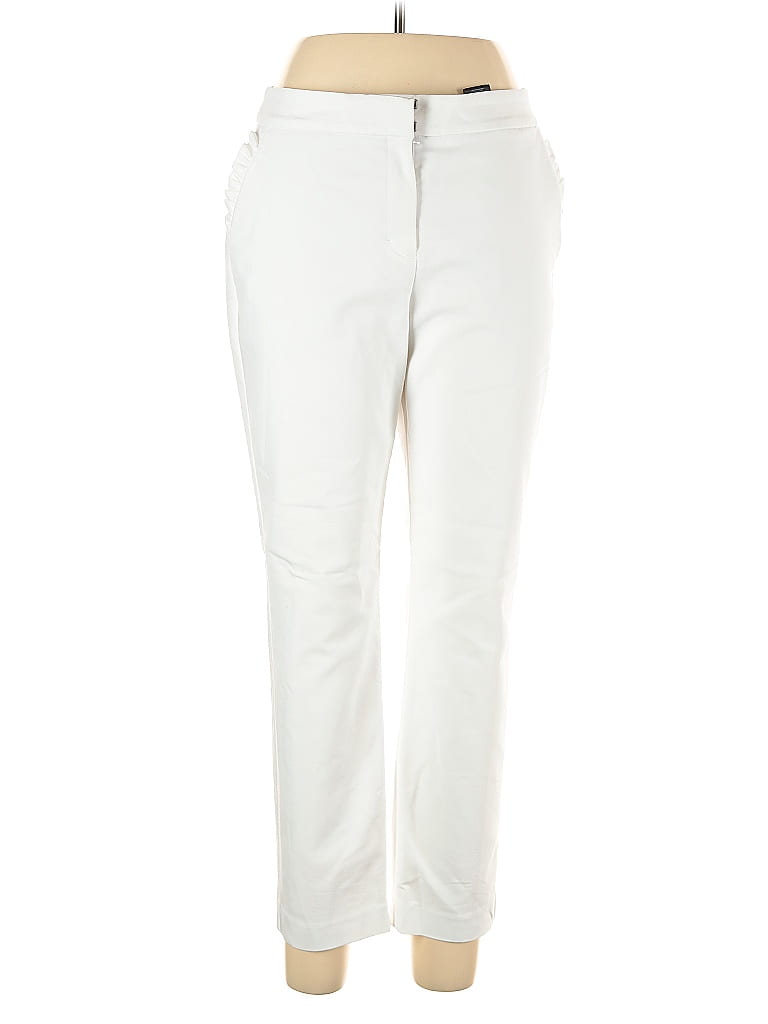Pre-owned Express Outlet Casual Pants In White