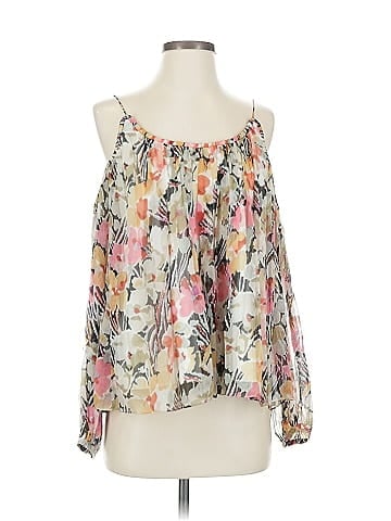 Elizabeth and James Sleeveless Silk Top (view 1)