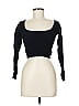 Zara Black Long Sleeve Top Size Med - Lg - photo 1