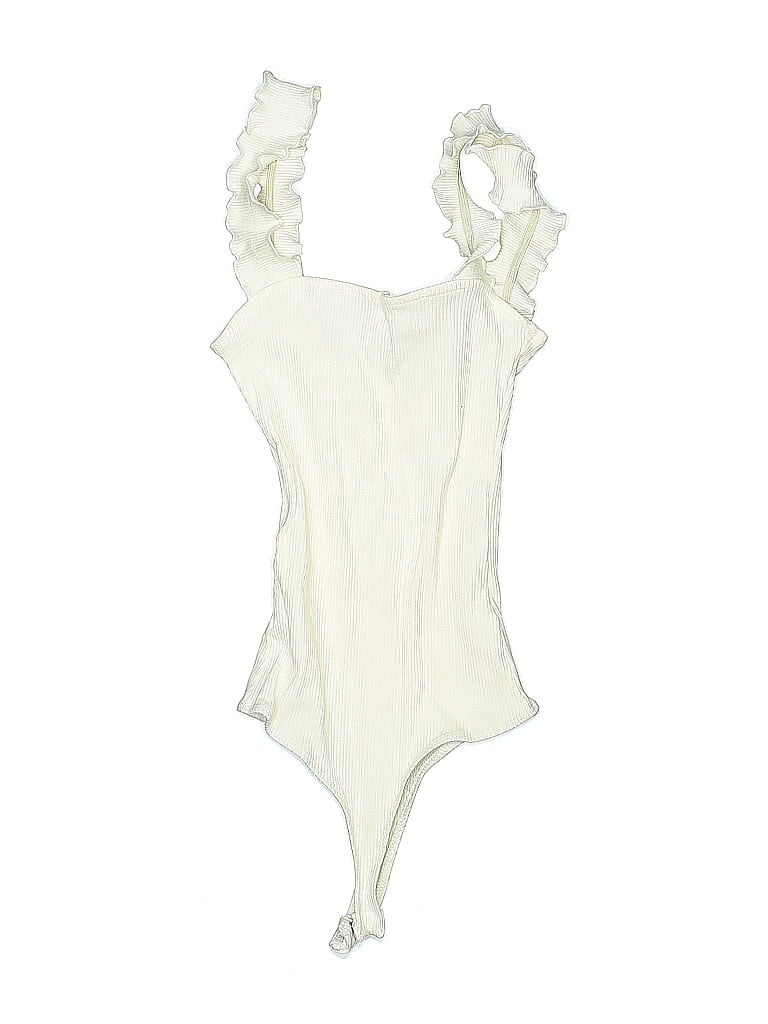 Pre-owned Mi Ami Bodysuit In White