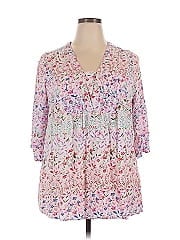 Woman Within 3/4 Sleeve Blouse