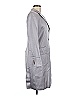 DKNY Gray Purple Trenchcoat Size 6 - photo 4