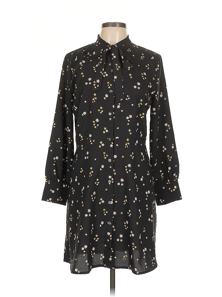 Pre-owned Ann Taylor Loft Casual Dress In Black