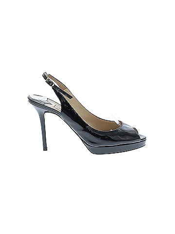 Jimmy Choo Sling Back Leather Patent Heels (view 1)