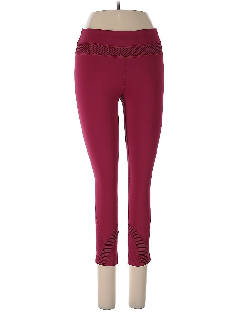 LULULEMON ATHLETICA Pre-owned Active Pants In Burgundy
