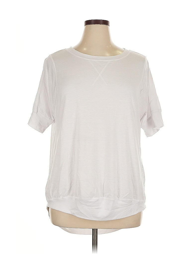 Pre-owned Unbranded Short Sleeve T-shirt In White