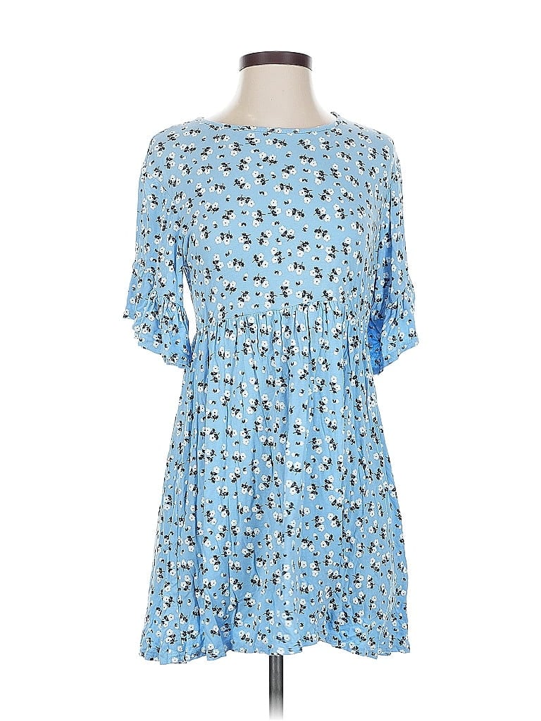 Pre-owned Boohoo Casual Dress In Blue