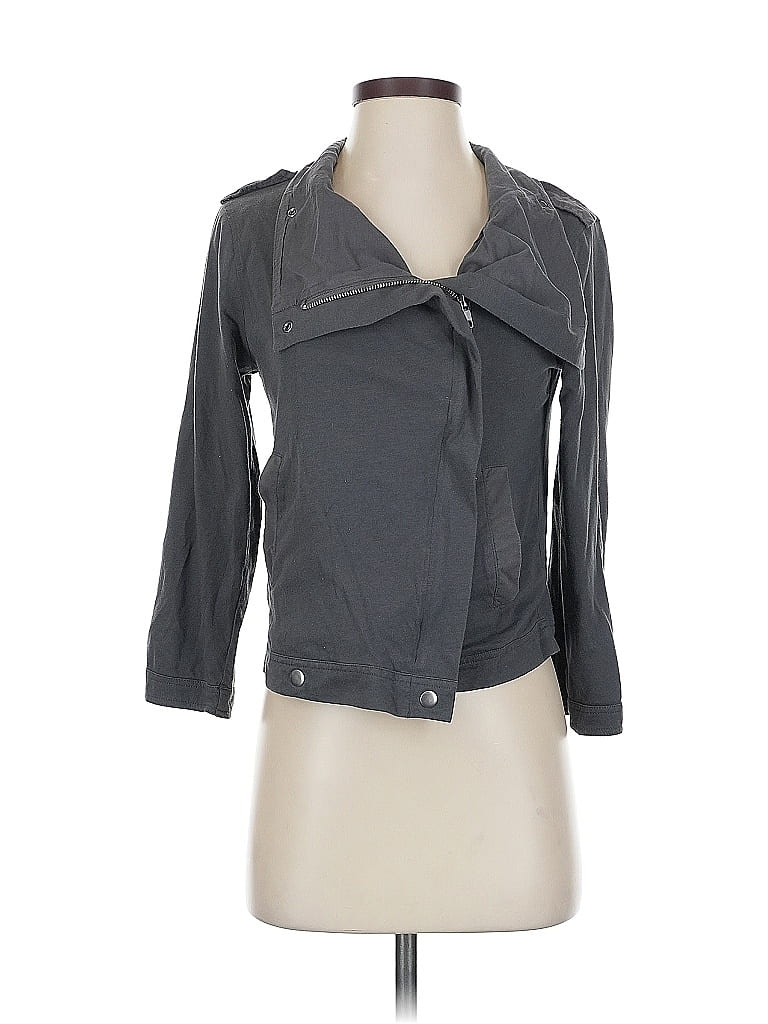 Pre-owned J.crew Factory Store Jacket In Gray