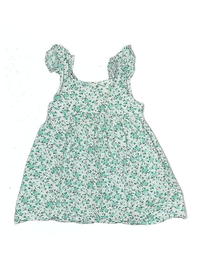 Pre-owned Zara Kids' Dress In Green