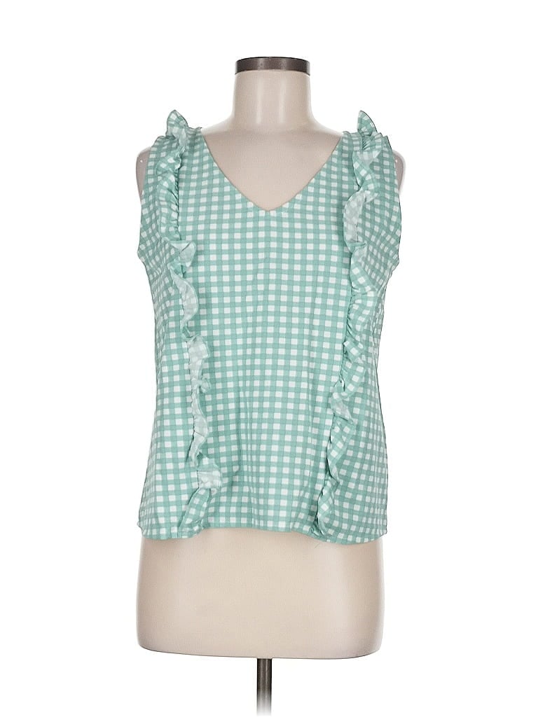 Click to view more detailed imagery on our partner's website Pre-owned Michelle Mcdowell Sleeveless Blouse In Green