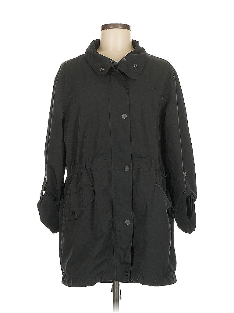 Pre-owned Sanctuary Raincoat In Black