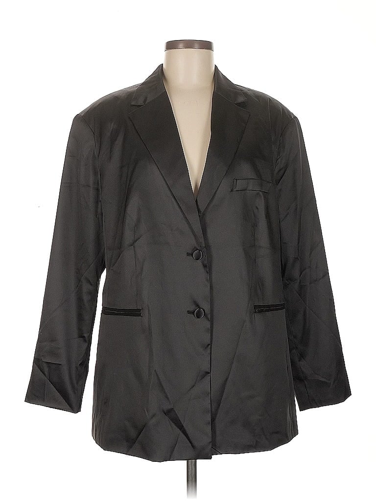 Pre-owned Divided By H&m Blazer Jacket In Black