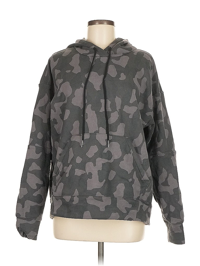 Pre-owned Zella Pullover Hoodie In Gray