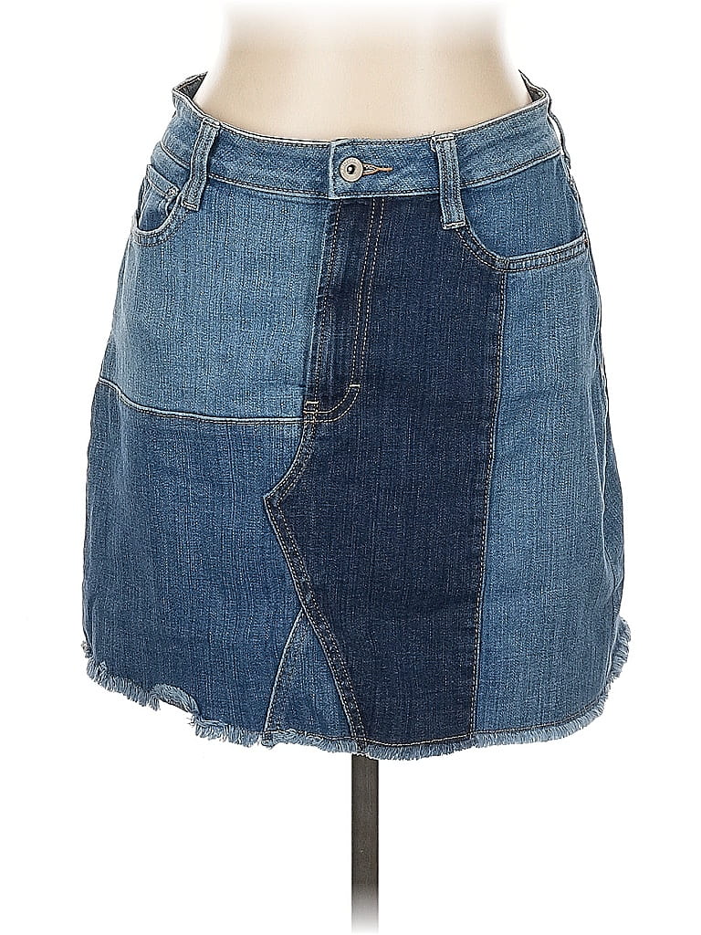 Pre-owned Arizona Jean Company Denim Skirt In Blue