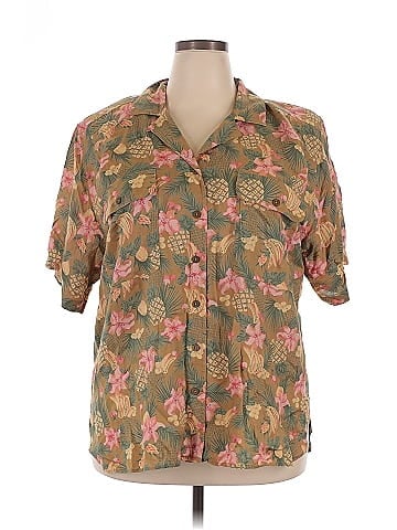 Elisabeth by Liz Claiborne Short Sleeve Blouse (view 1)