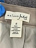 Maison Jules 100% Polyester Metallic Silver Formal Skirt Size 2 - photo 4