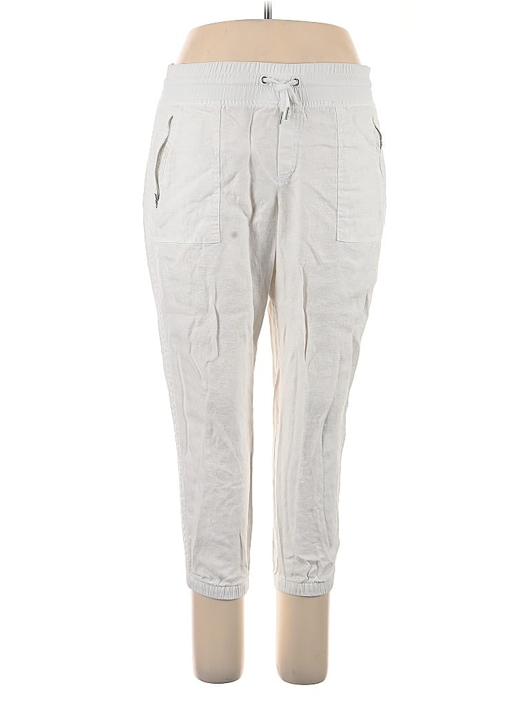 Click to view more detailed imagery on our partner's website Pre-owned Athleta Linen Pants In Gray