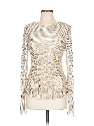 Aqua Long Sleeve Top (view 1)